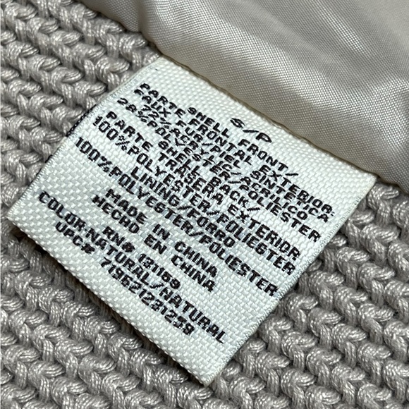 Sebby Collection knit faux‎ fur and feather open vest size Small - Picture 6 of 8